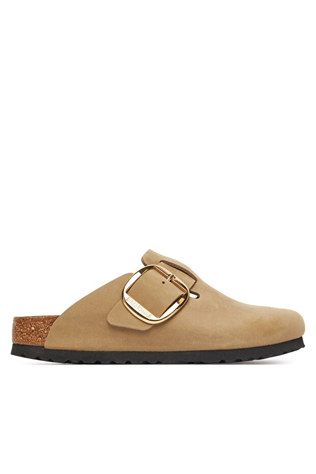 flip flops women's Tabacco Brown Boston Big Buckle He - 3