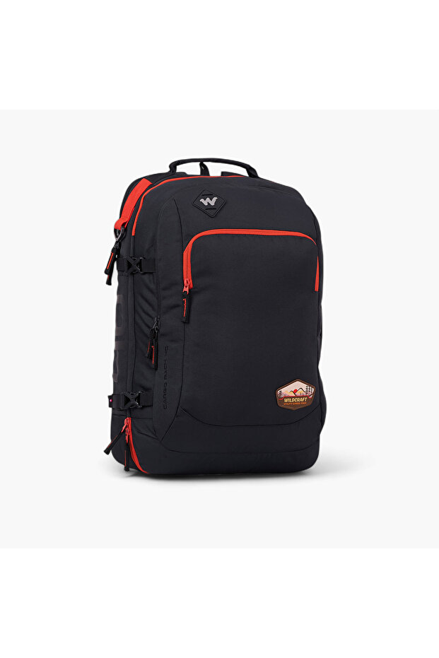 حقيبة ظهر متينة بأحزمة قابلة للتعديل وسحاب للإغلاق - 21 × 33 × 48 سم - 3