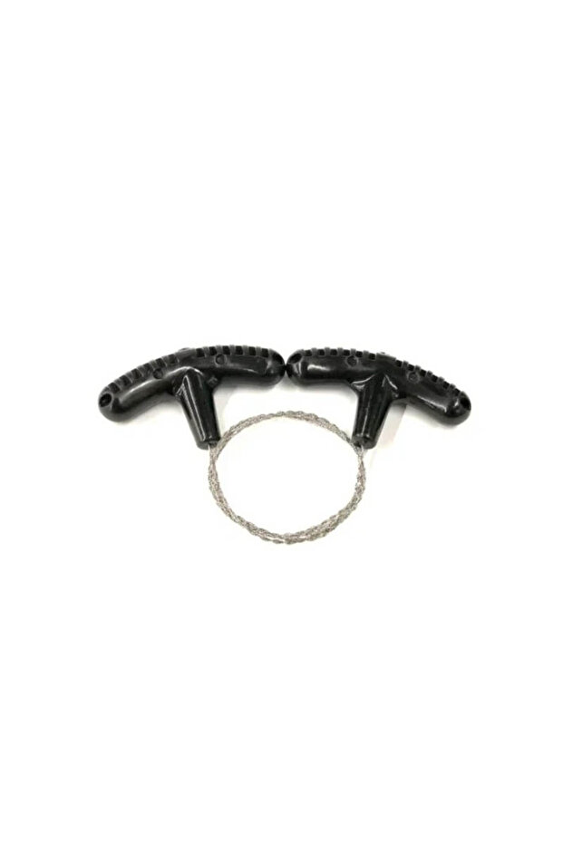 Black Manual Hand Steel Travel Tools Outdoor Camping Hiking Rope Chain Saw Practical Portable Emerge