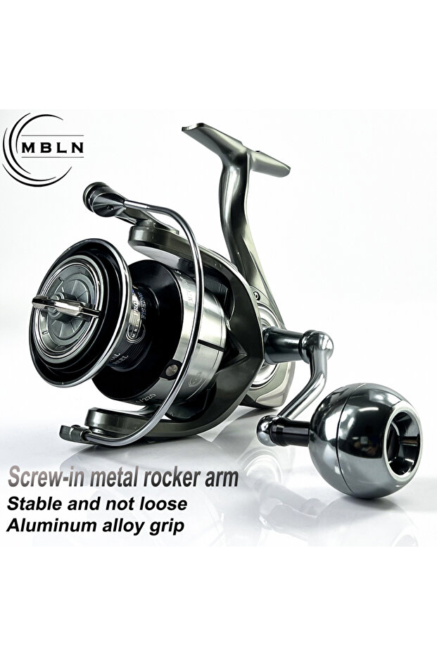 5000 1PC MBLN Metal Long-Casting Spinning Reel,Full Metal Shell ,Aluminum Spool, Metal Balanced Roto