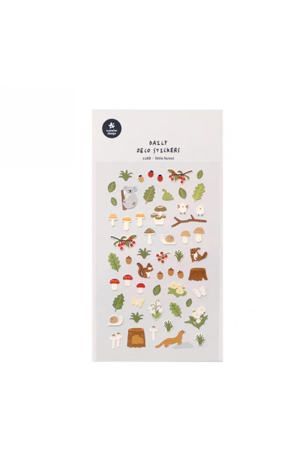 1 pc 1188forest Korean Import Brand Suatelier Little Forest Animals Paper Sticker Scrapbooking Diy J
