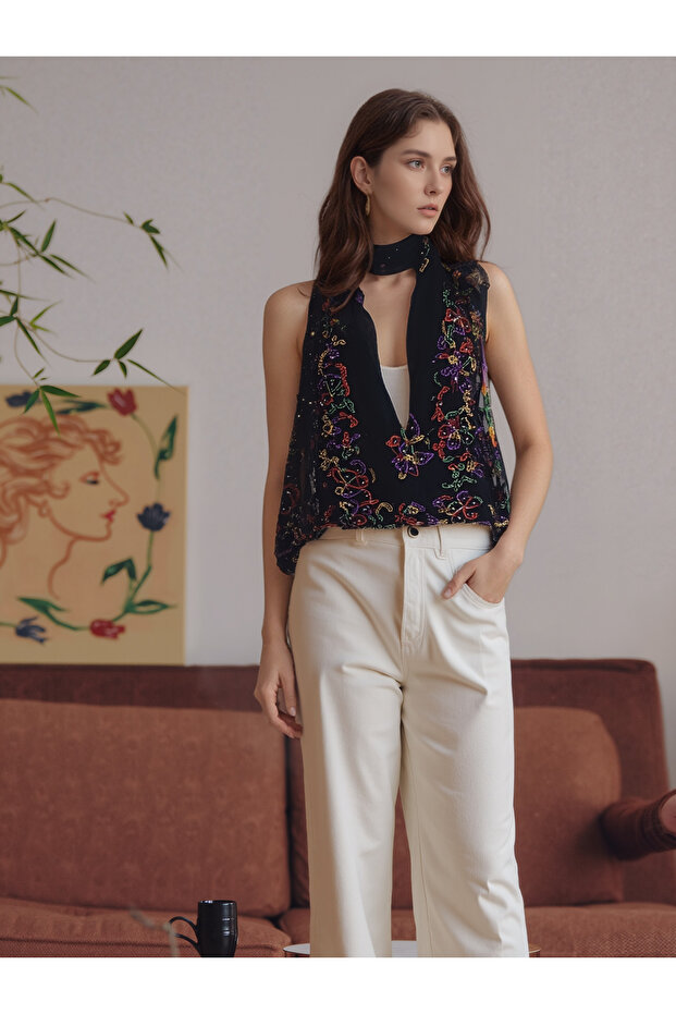 El işlemeli şal - 5