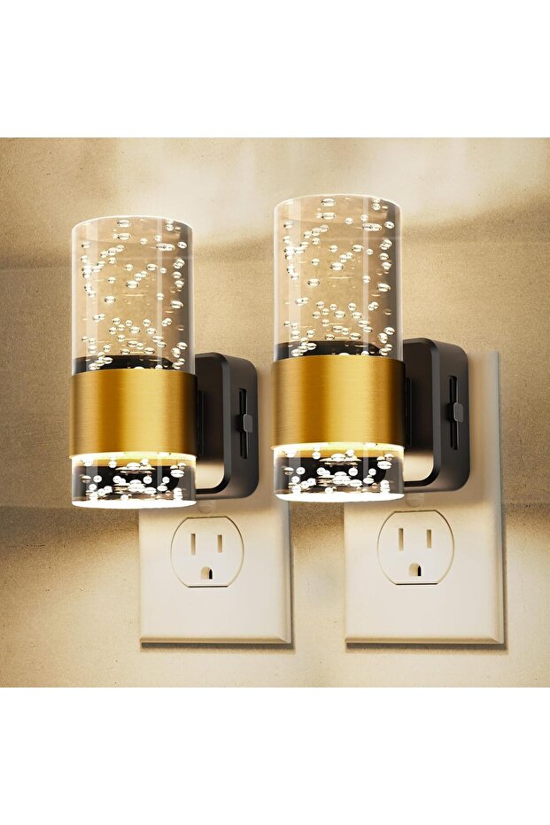 Premium LED Night Light with Auto Sensor, Dimmable 0-100LM, Warm White 3000K