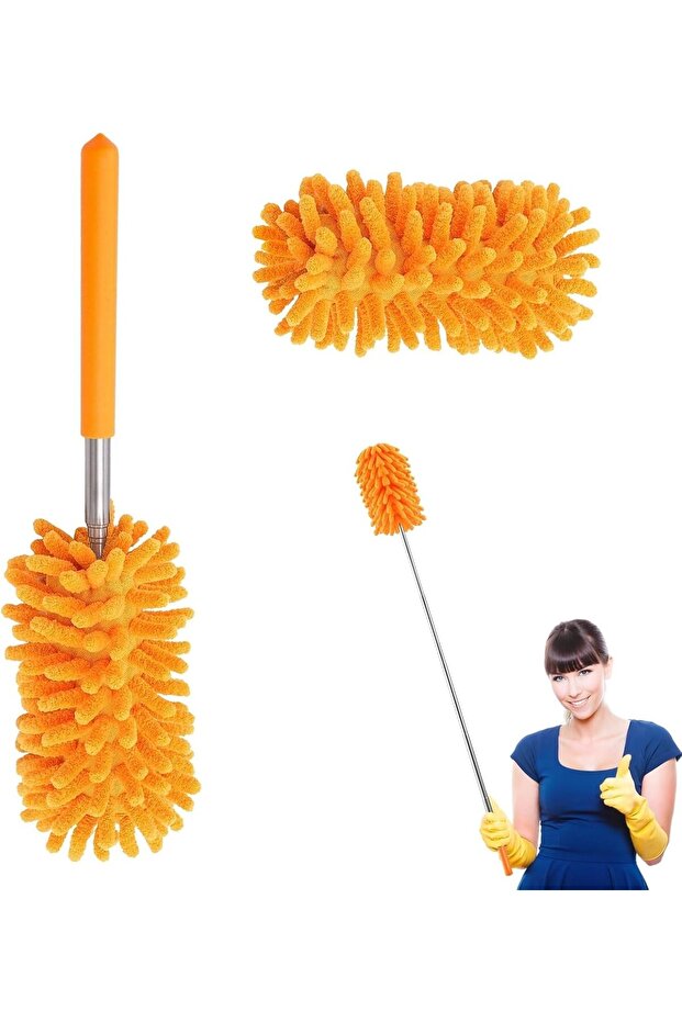 Extendable Microfiber Duster with Replaceable Head