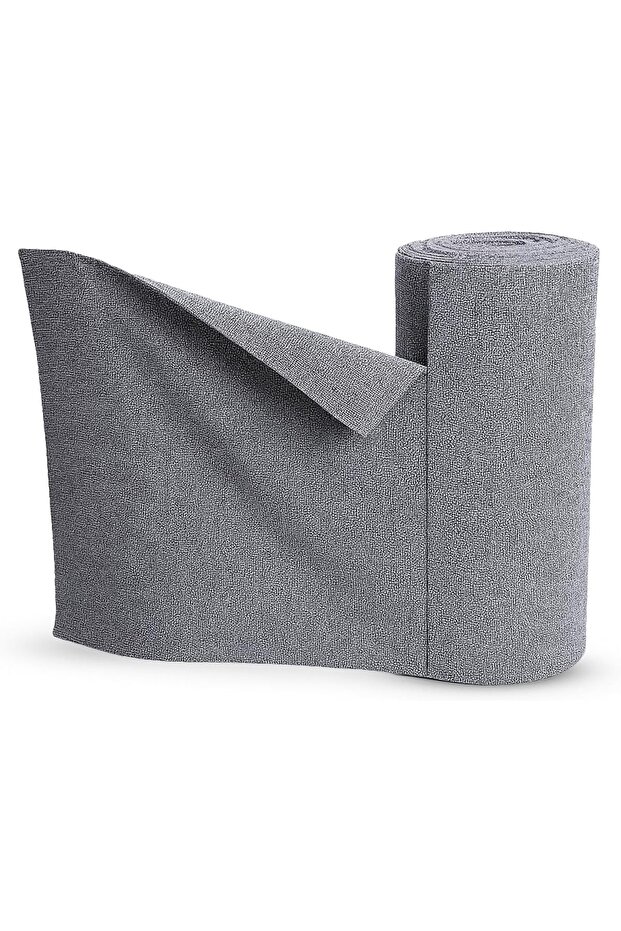 EVORIA Microfiber Tear-Away Cleaning Cloth Roll, 20 Reusable Sheets (Grey)