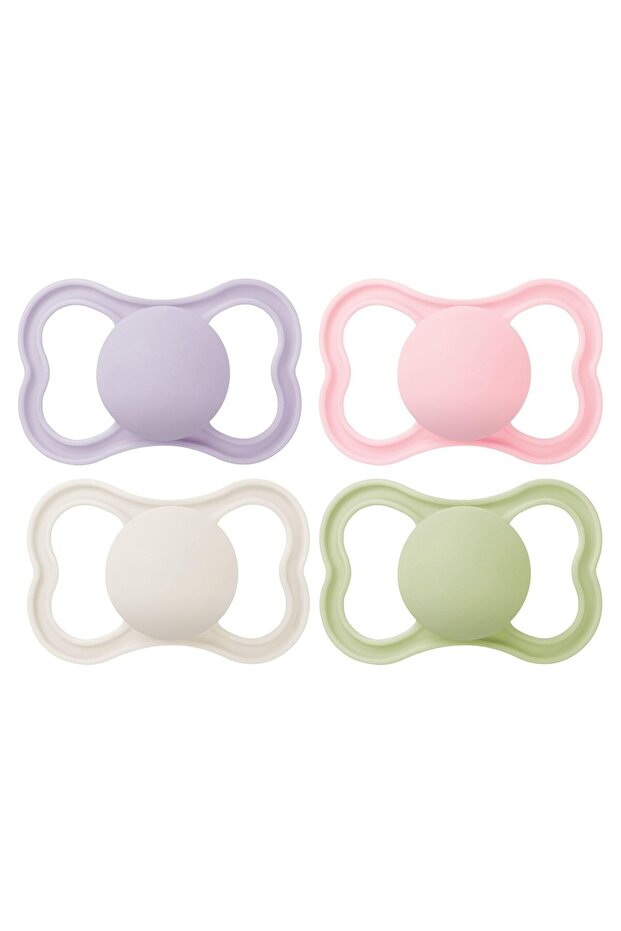 Air Silicone Pacifier 16+ Months, Set of 4, Ultra Light, Orthodontic