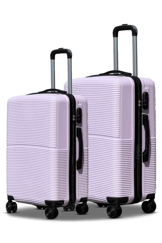 Hard Shell Lightweight ABS 2PCS SET (20/24 Inch) Luggage, Secured Lock Suitcase