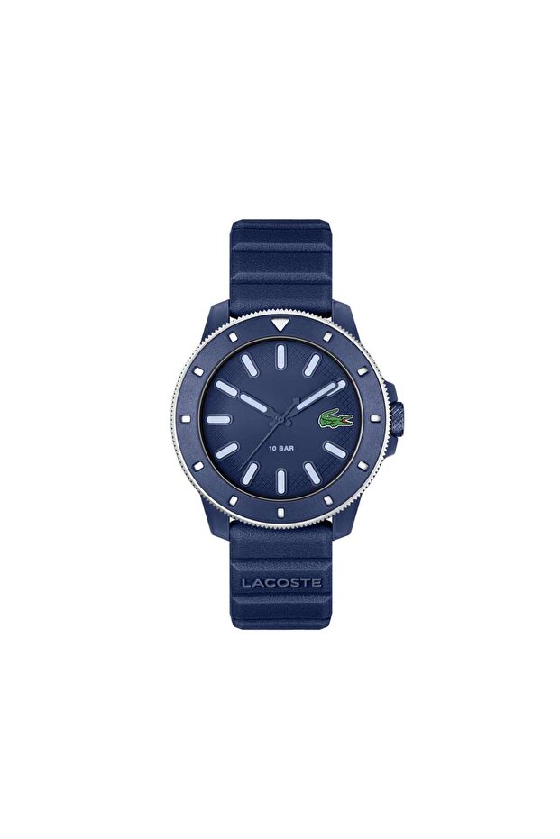 Men Silicone Strap Watch - 2011413-BLU
