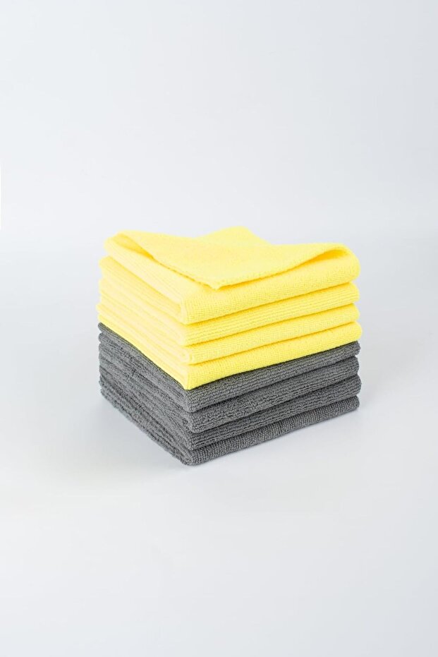 Microfiber Towel Cloth 30 * 30 cm, 380 gsm, Pack of 8 pcs.