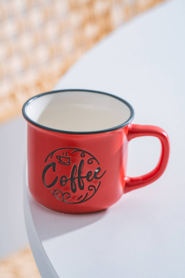 Ruby Porcelain Espresso Cup Red - 115 ml - 2