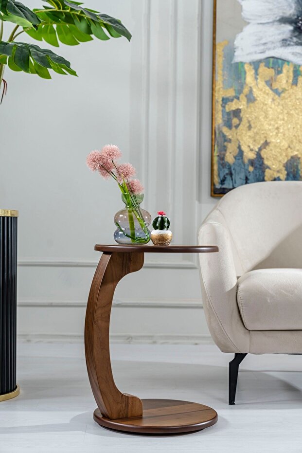 Yan Sehpa Ceviz C(boyalı) - 4