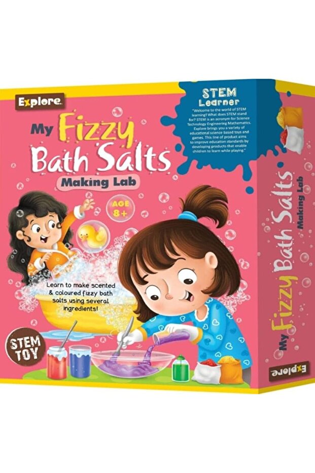 Stem Learner My Fizzy Bath Salts Making Lab DIY Science Kit
