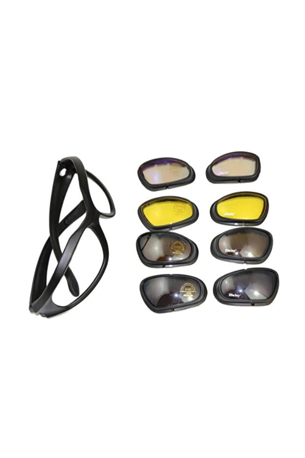 مجموعة نظارات تكتيكية متعددة العدسات - 4