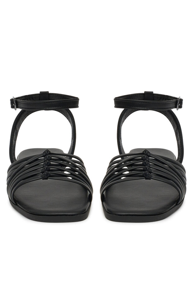 sandale damă negre - 4