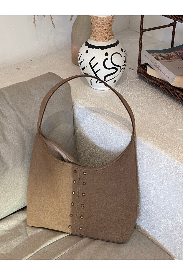 Vizon Süet omuz çantası - 2