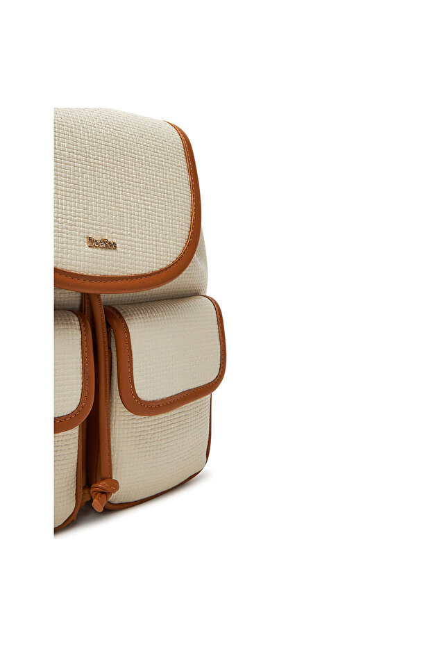 Rucsac damă bej/maro - 1