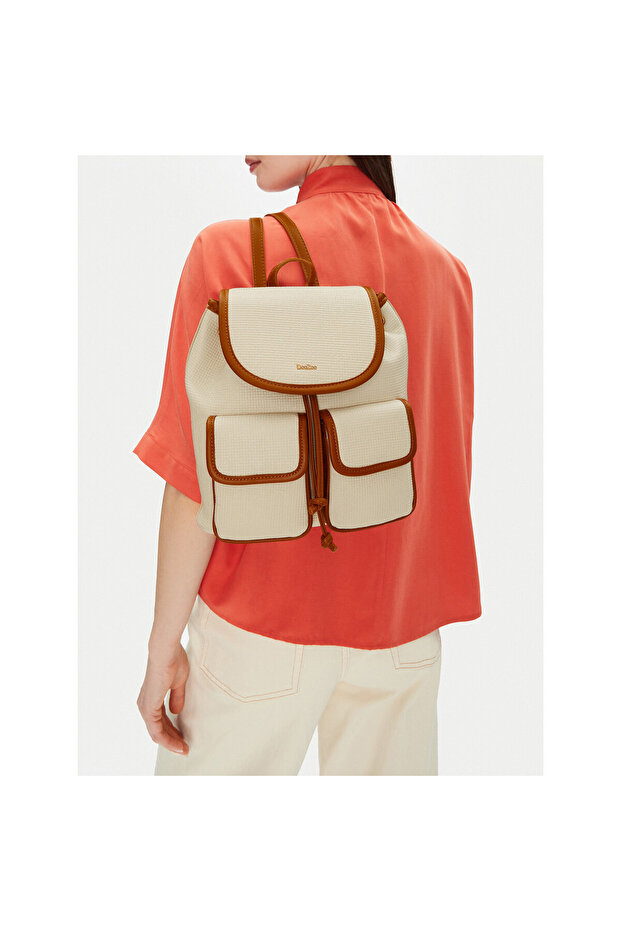 Rucsac damă bej/maro - 6