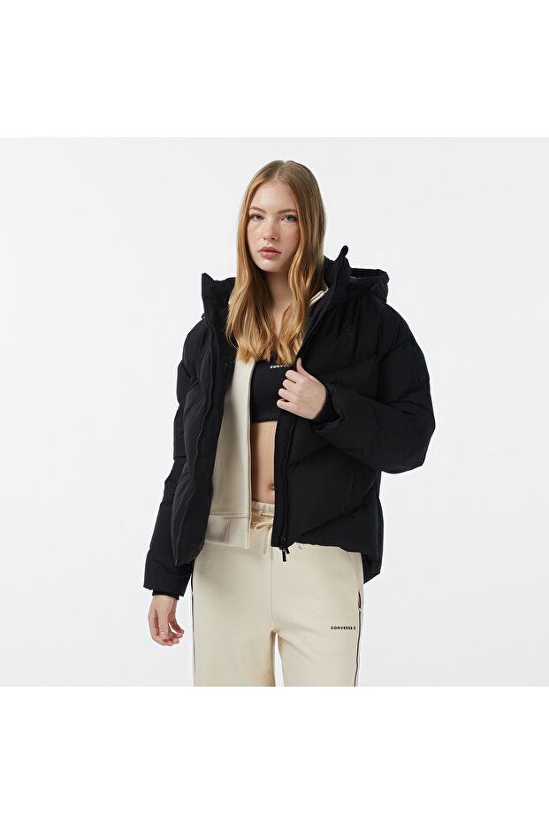 Kadın Siyah Mont - 1