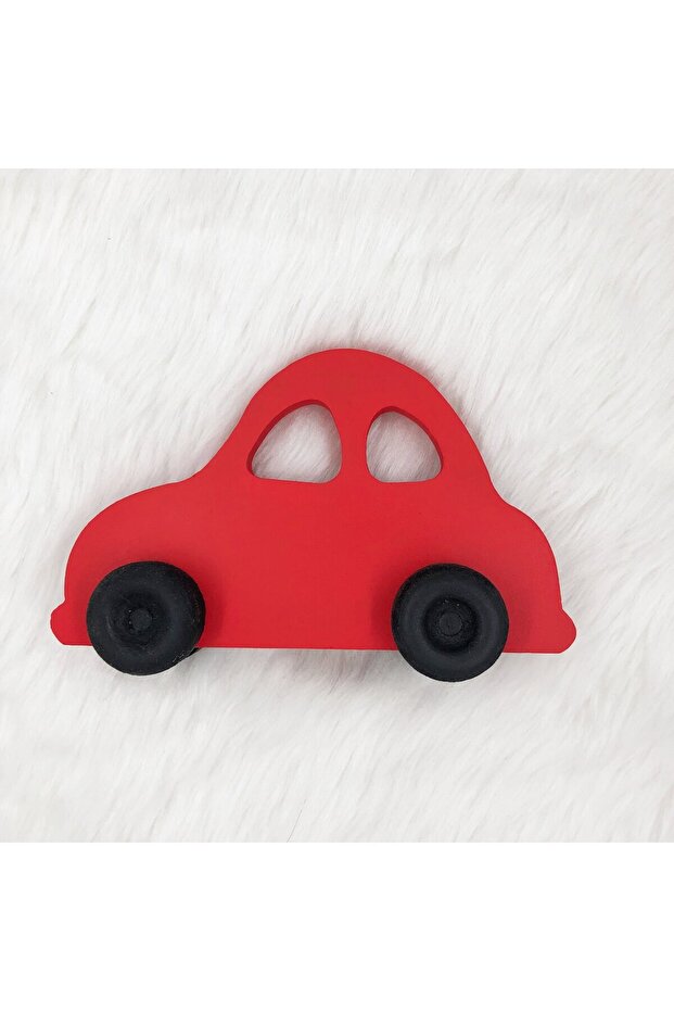 Hand Painted Wooden Vosvos Decorative Wheeled Object