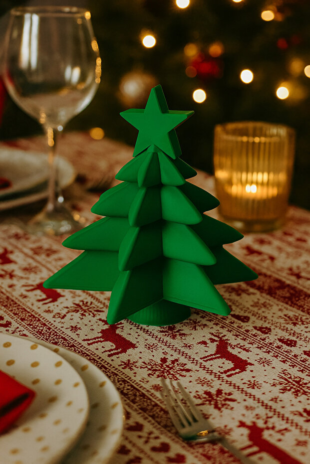 🎄 3D Yılbaşı Ağacı Dekoru –