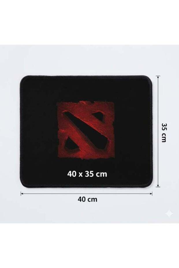 لوحة ماوس للألعاب DOTA مقاس 40*35 سم بحواف مخيطة وقاعدة مطاطية مانعة للانزلاق، لوحة ماوس مقاومة للماء