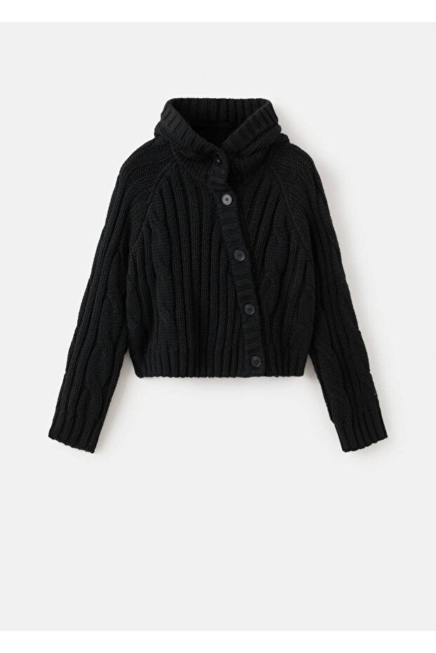 Düğmeli kruvaze ceket - 3