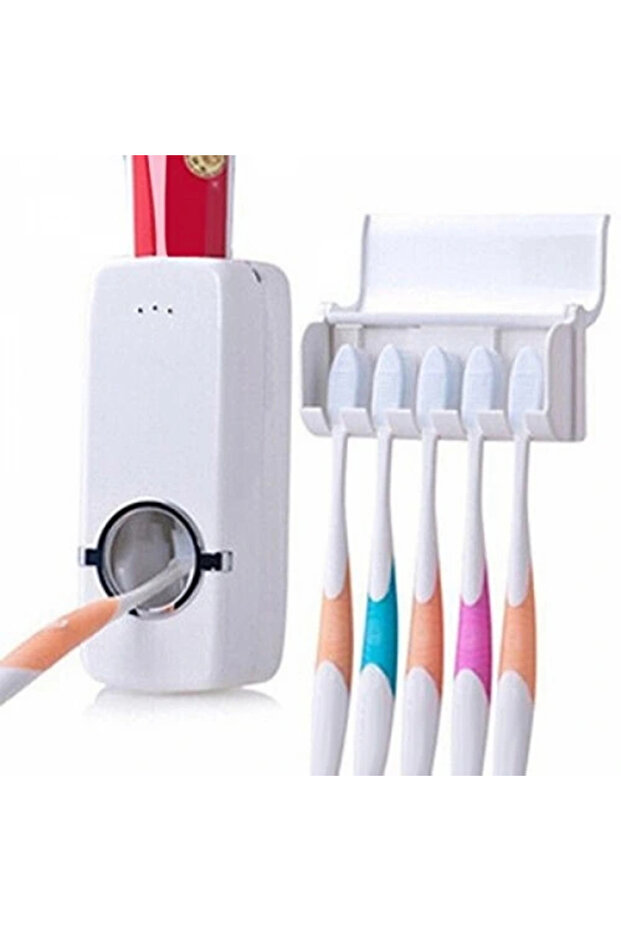 Toothpaste Squeezer Brush Holder - 4