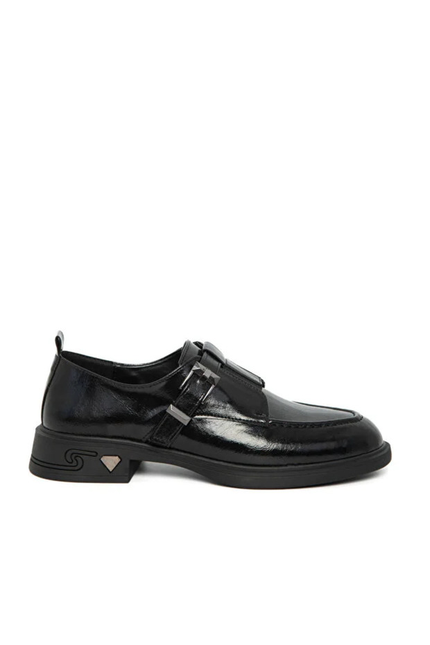 Dondo Buckle Detailed Casual Women's Shoes Black