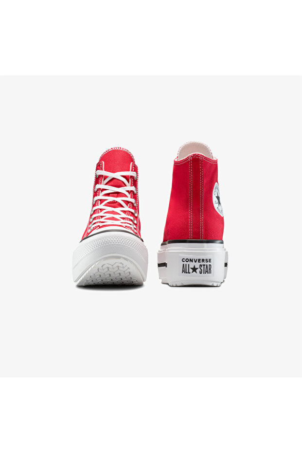 Chuck Taylor All Star Lift Double Stack Platform Kadın Kırmızı Sneaker - 3