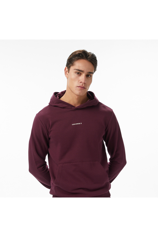 Erkek Bordo Sweatshirt - 4