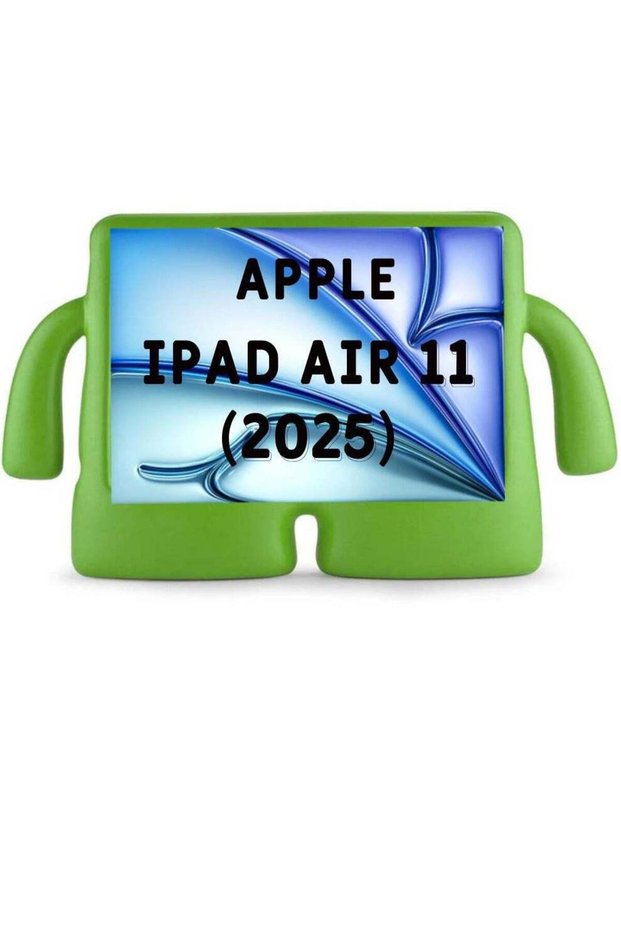 3D Kids Cute Shockproof EVA Foam Stand Cover Case For Apple iPad Air 11‑inch (M3) 2025 Green