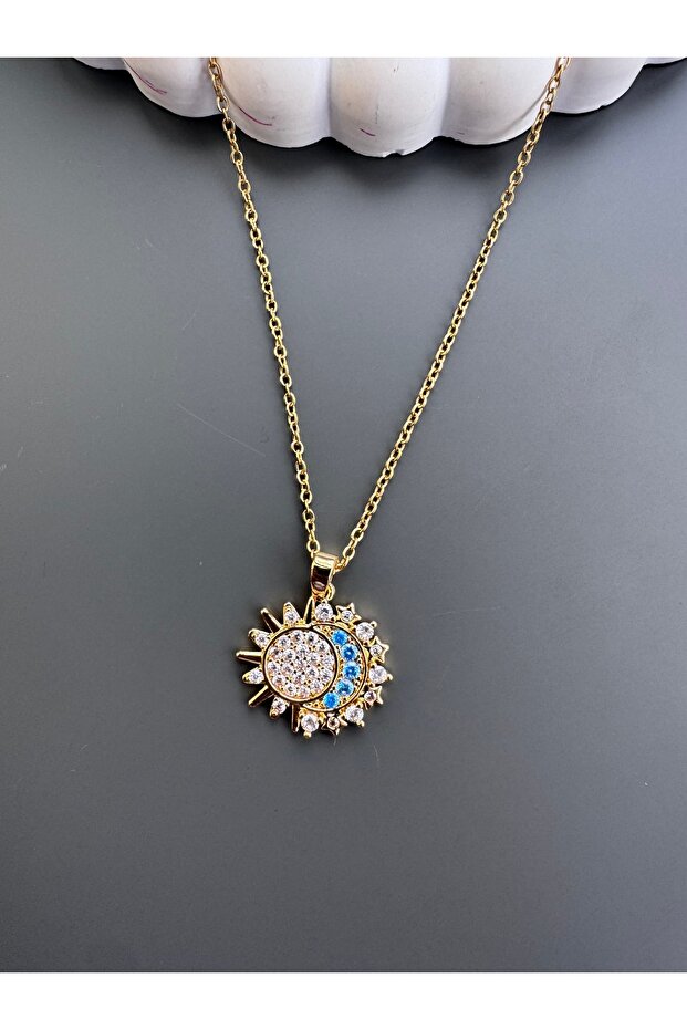 Sun Moon Pendant Steel