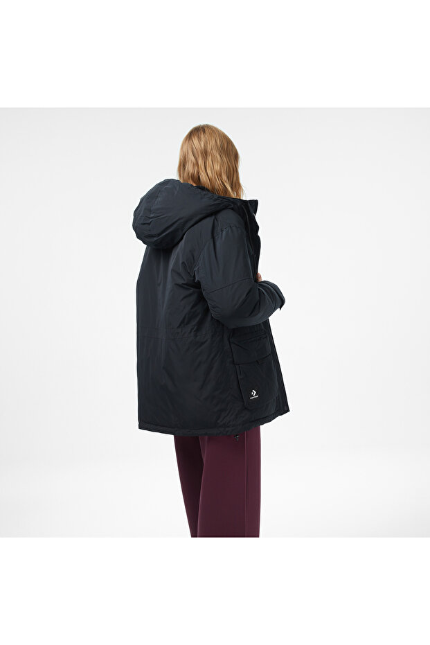 Kadın Siyah Şişme Mont - 2