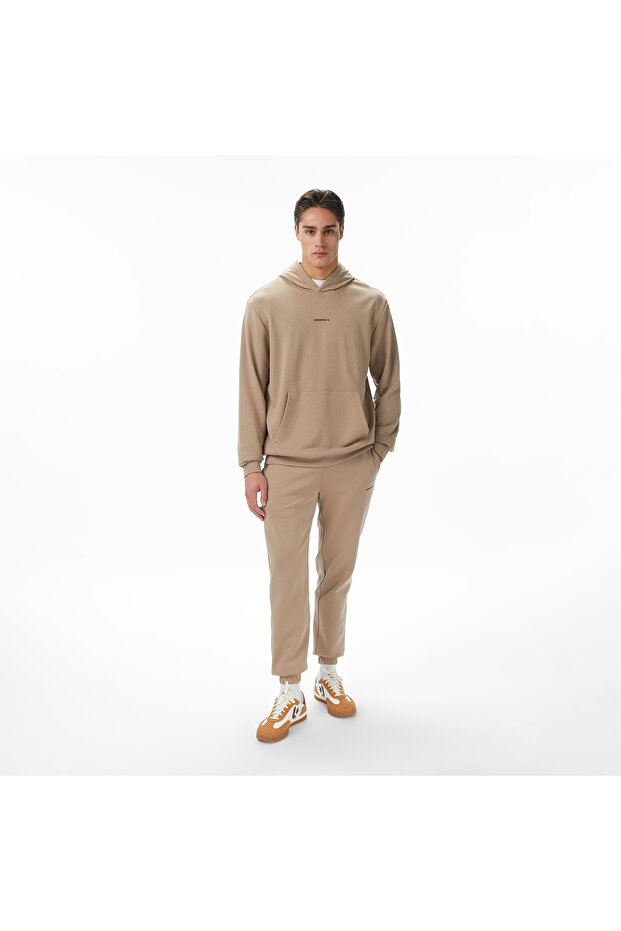 Erkek Bej Sweatshirt - 3