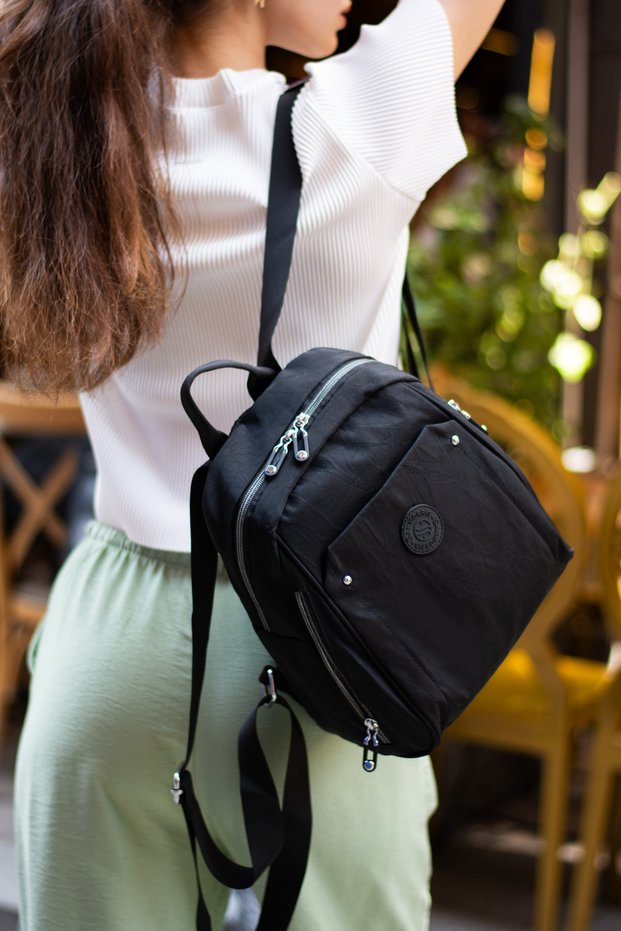 Women's Waterproof Parachute Fabric Useful Backpack