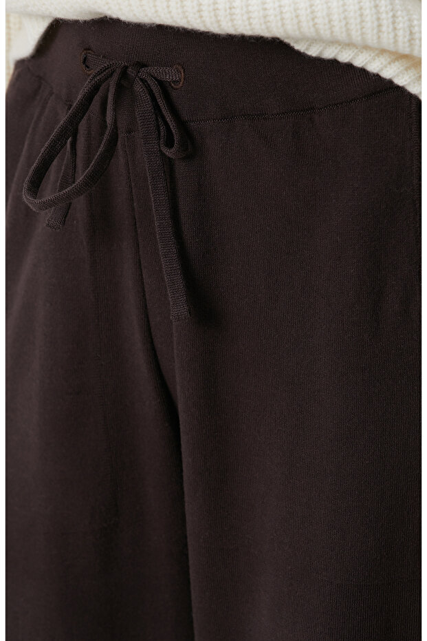 Acı Kahve Triko Eşofman Altı - 5