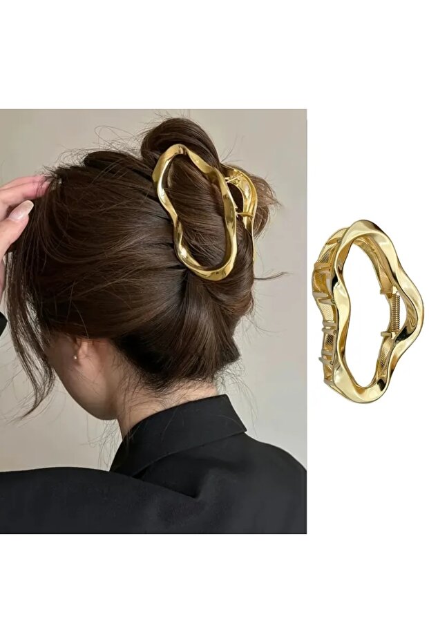 Large Size Metalized Cloud Latch Buckle Model-345 - 1