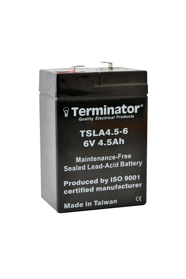 SLA Battery 6V 4.5Ah Lead Acid Rechargeable Battery with F1 Terminal
