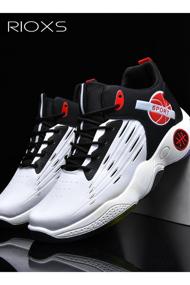 Men's Athlesiure Shoes, Classic Style Basketball Shoes, Comfort Breathable Running Shoes for Men, Fa