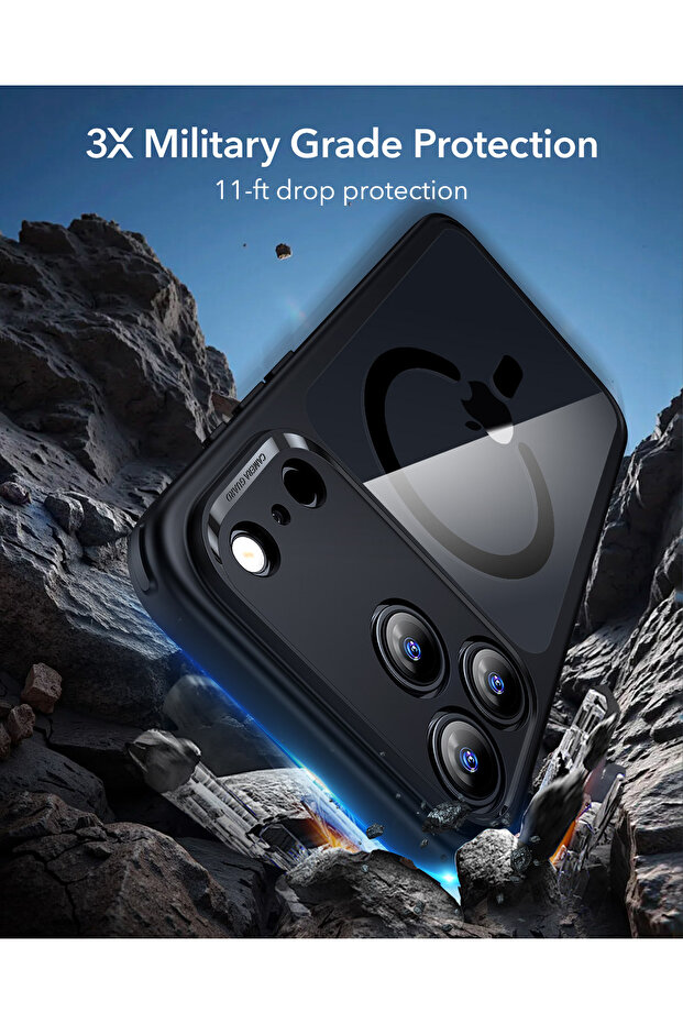 حافظة هجينة مغناطيسية متوافقة مع آيفون 17 برو مع تحكم في الكاميرا - 2