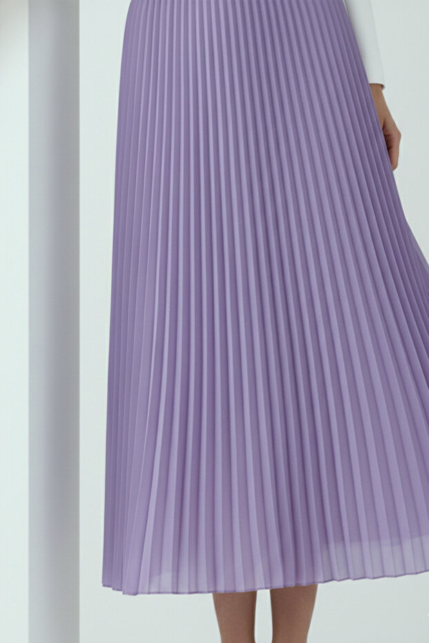 Piliseli Etek 4560 Lila - 3