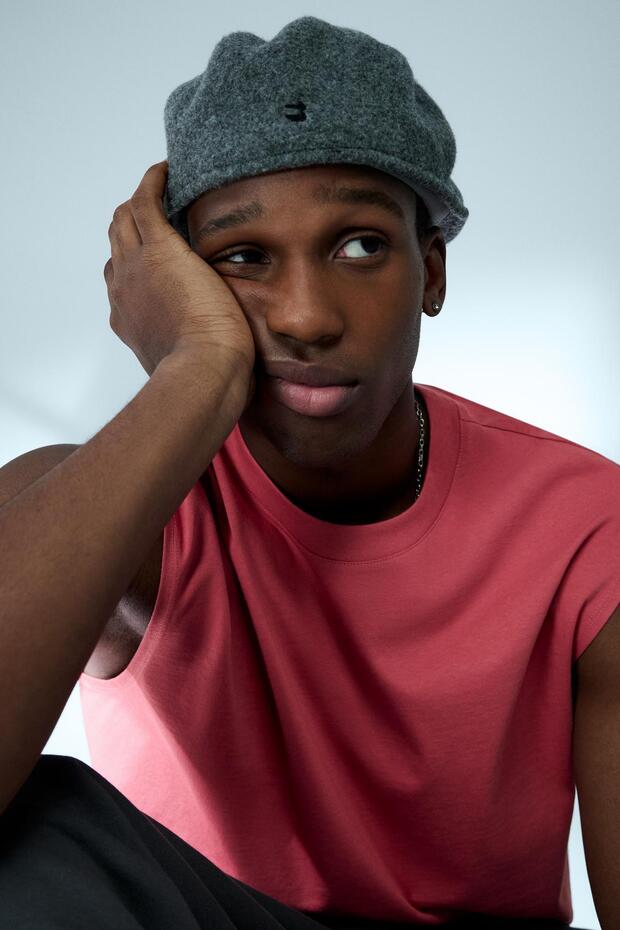 Basic kolsuz tişört - 5