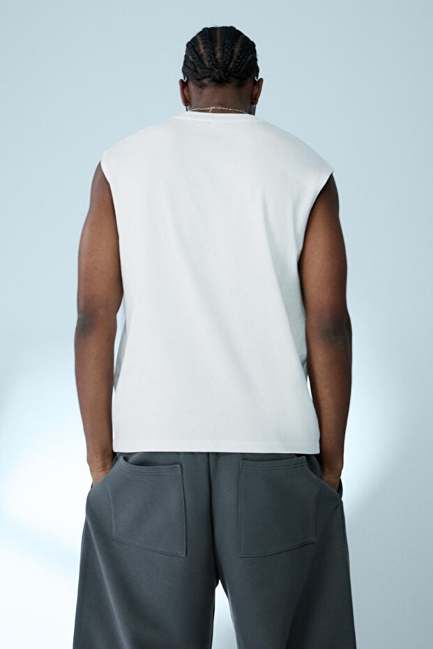 Basic kolsuz tişört - 3