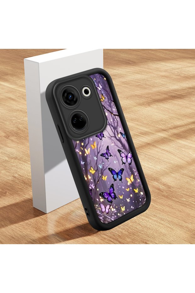 Tecno Camon 20 Pro 5g Compatible Butterfly Group Soft Silicone Anti-Fall Phone Case