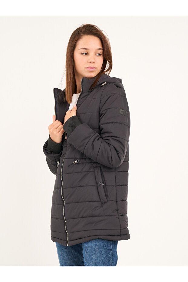 Jacheta dama cu buzunare si gluga - 6