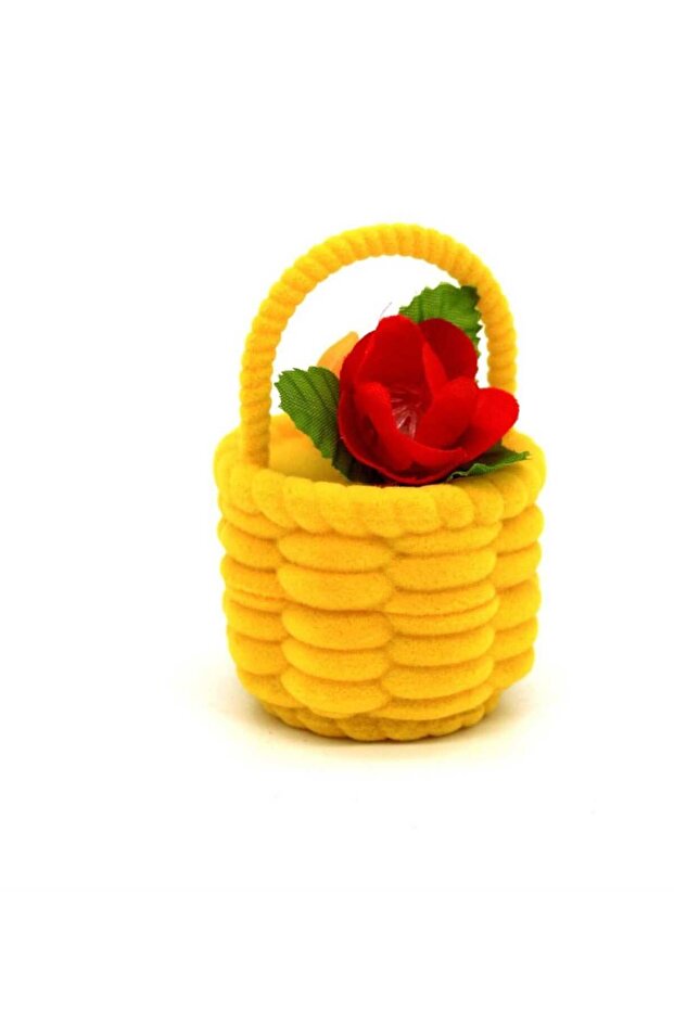 Gift Basket Yellow Velvet Ring Box Cardboard Bag Pouch Bow Gift Package Gift Giving
