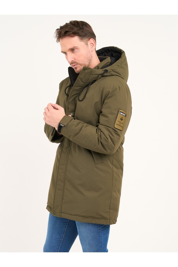 Men's jacket with pockets and hood - 3