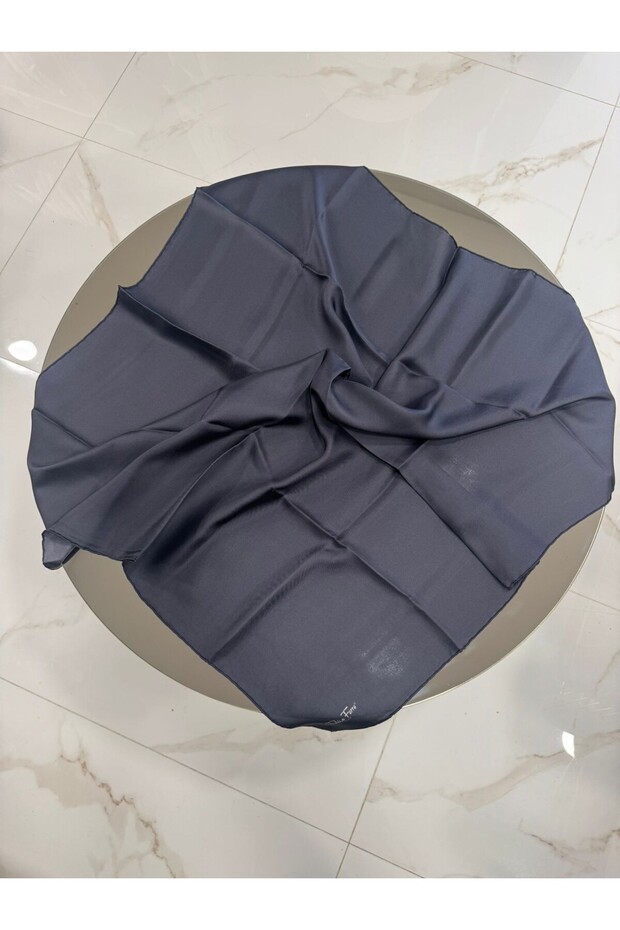 Women's Tivil Silk Scarf Anthracite 90 X 90