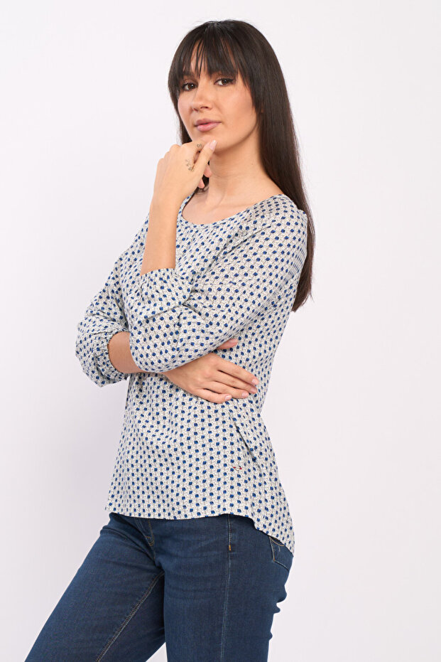 Camasa dama maneca lunga cu model - 6