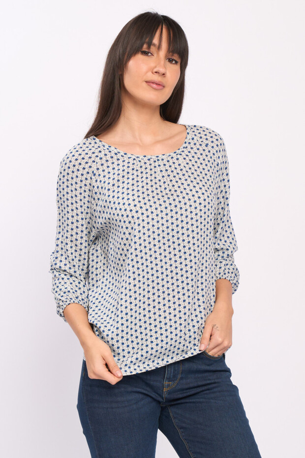 Camasa dama maneca lunga cu model - 1